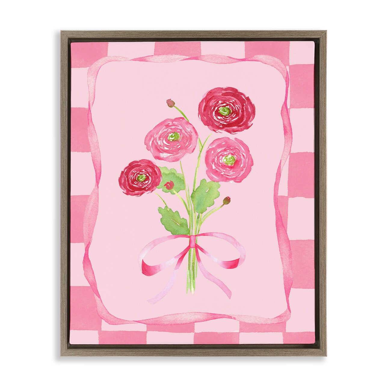 Stupell Industries Pretty And Sweet Ranunculus Floating Frame, design by Nina Jacobs